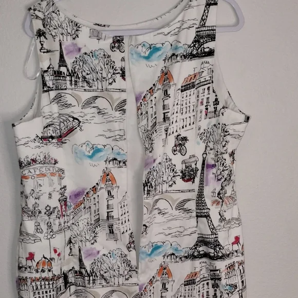 Leslie Fay Black and White Sheath Mini Dress - Picture 13 of 17